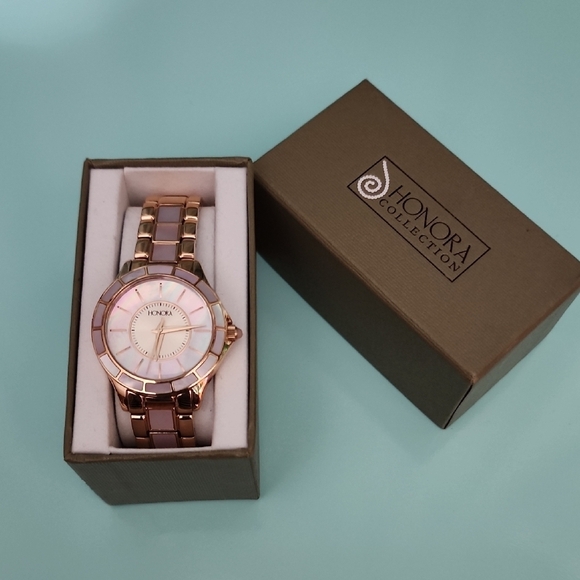 Honora Accessories - Honora Rose Gold Women's Watch